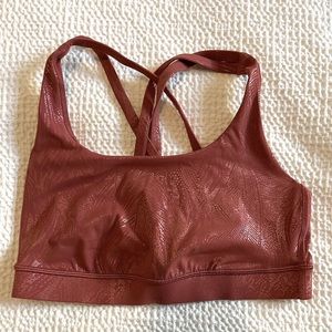 Lululemon Energy Bra - size 6